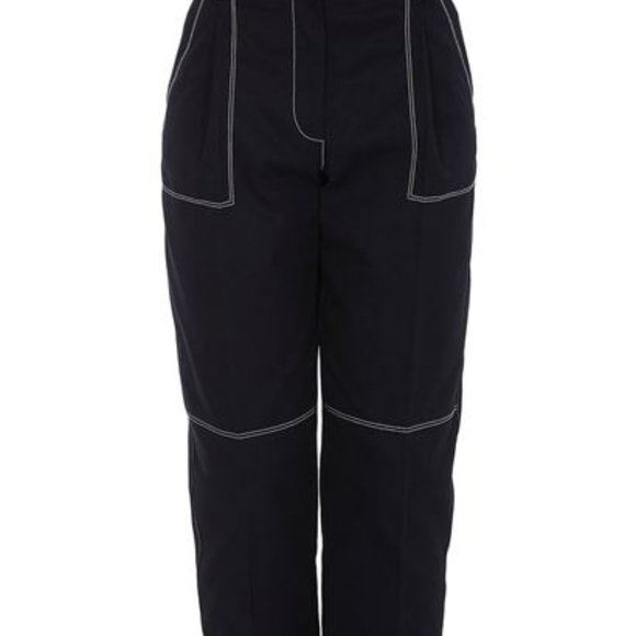 ALEXANDER MCQUEEN CONTRASTING STITCHING PANTS IN BLUE size 48 - Picture 4 of 16